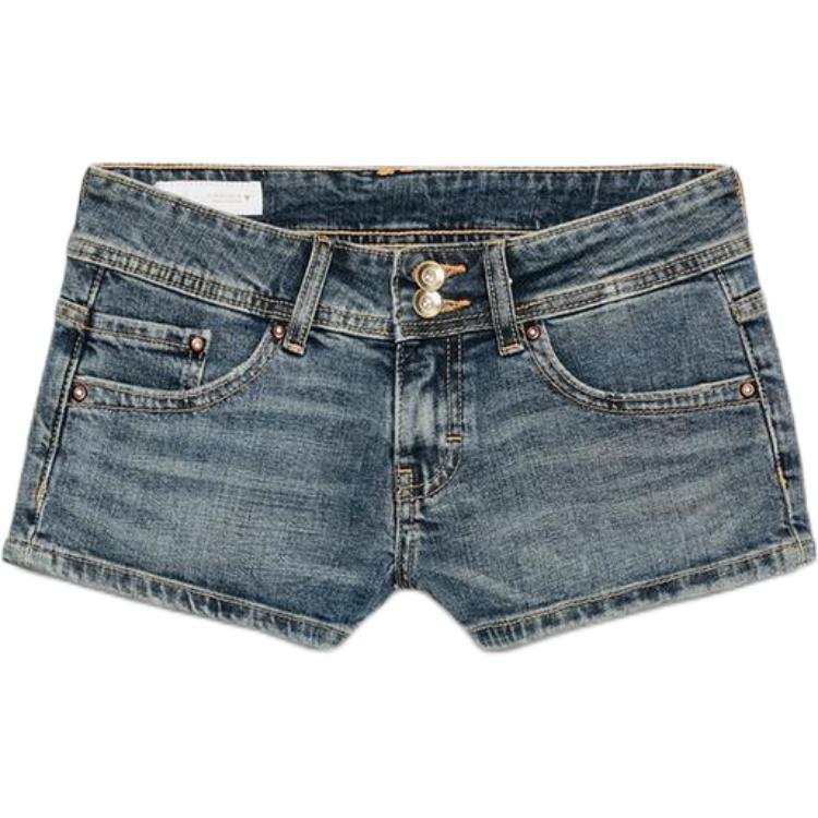 ZARA Trf Denim Shorts Women's Medium Blue Moderate