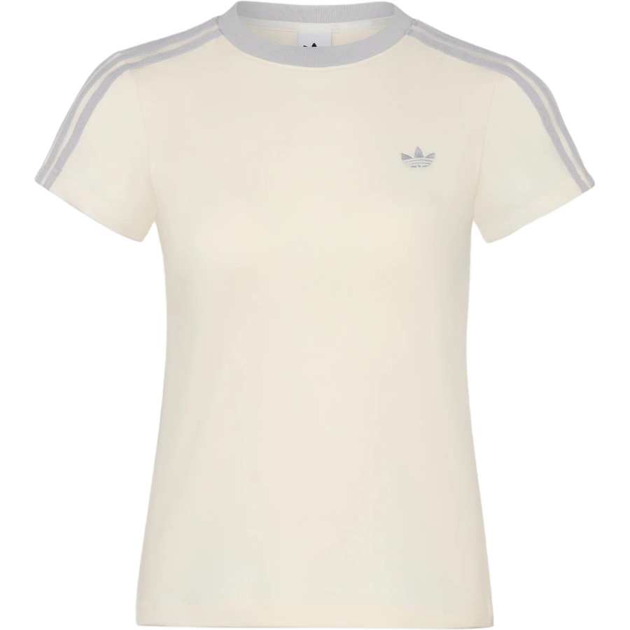 Adidas Originals T Shirts Women's Pink White Crew Neck Moderate
