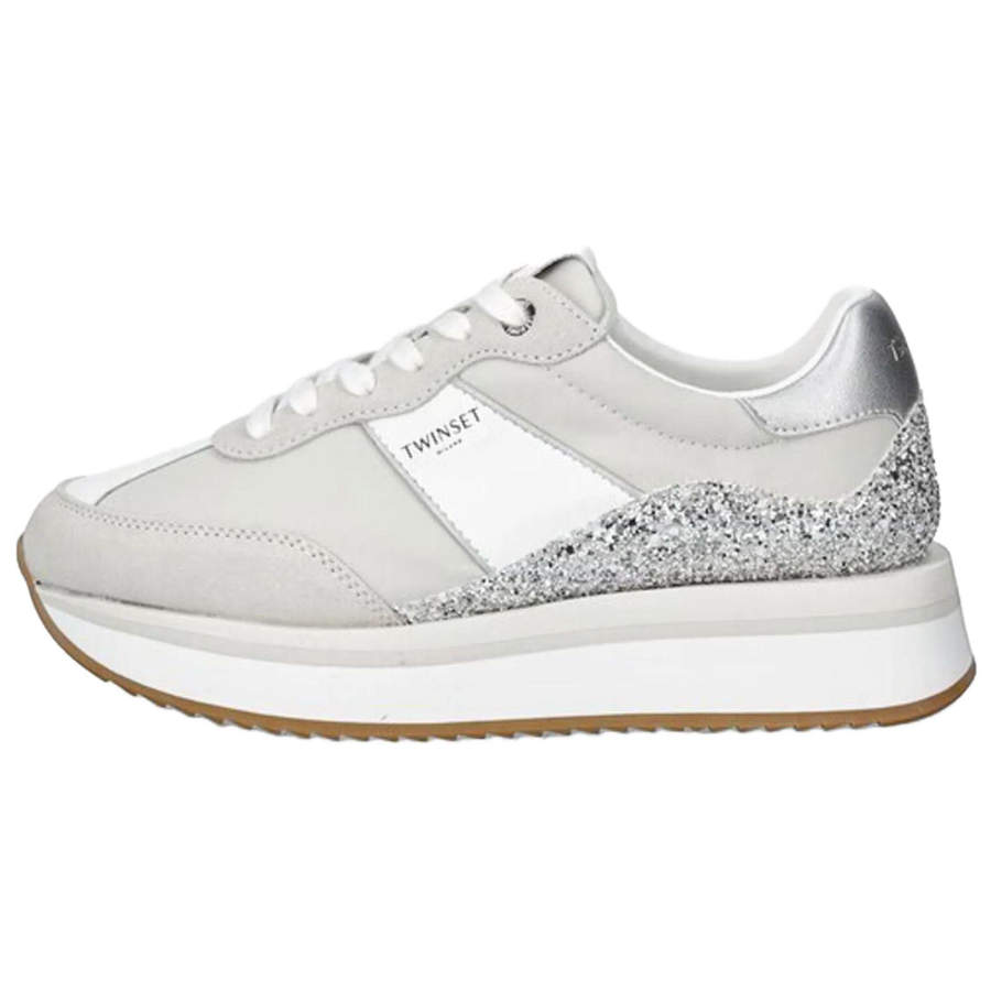 Twinset Casual Shoes Women's Low Top Ecru