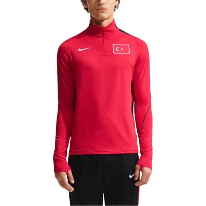 Nike Nike Turkey National Team Soccer Jerseys Men's Sports Red/Black/White Stand Collar Moderate