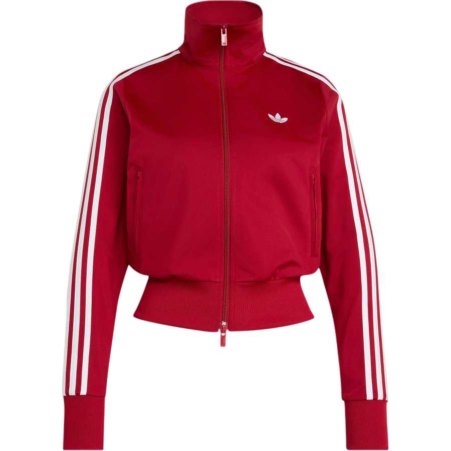 Adidas Originals Firebird Jackets Women's Victory Red/White Turtleneck Moderate Other