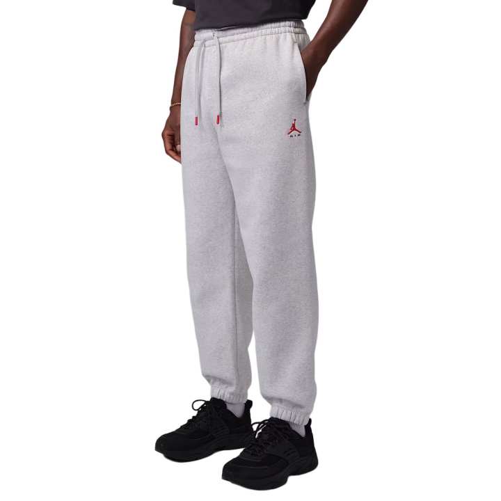Jordan Jordan Brooklyn Sports Pants Men's Neutral Gray/Juniper Gray/University Red Moderate Cuffed Pants