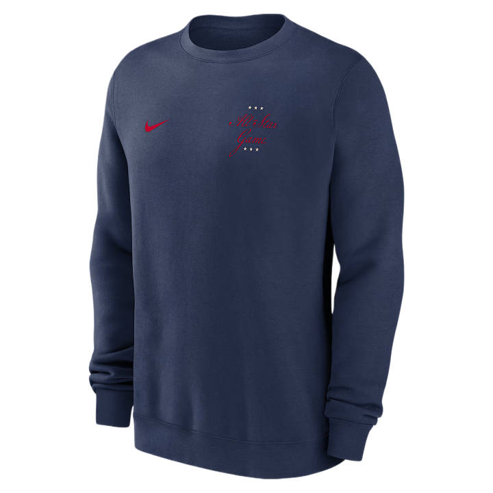 Nike Nike X MLB Sweatshirts Men's Midnight Blue Crew Neck Moderate