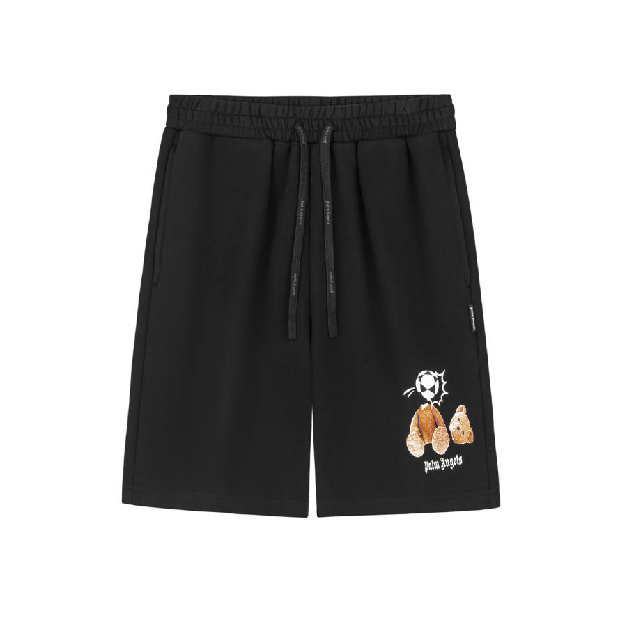 PALM ANGELS Casual Shorts Unisex Moderate Straight Fit Pants