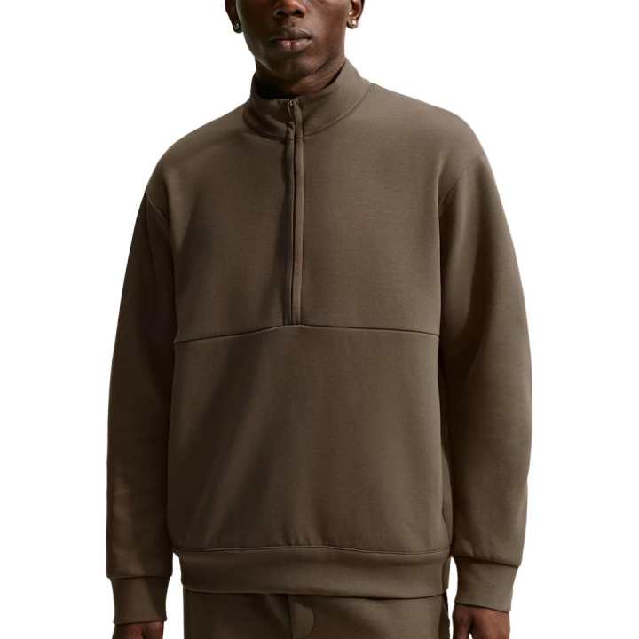 Nike Nike Sweatshirts Men's Deep Hazelnut/Black/Velvet Brown Stand Collar Moderate