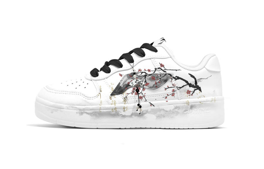 Li-Ning Li Ning Floating Boat Skateboard Shoes Men's Low Top White/Black