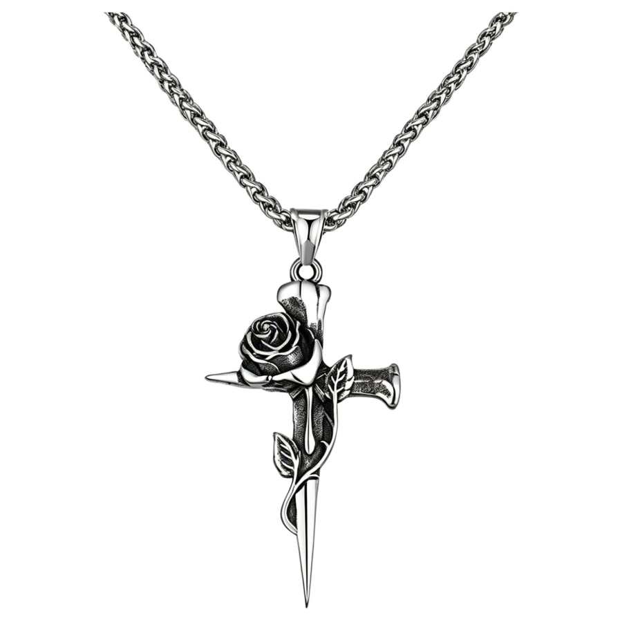 IOTS IOTS Alloy Silver Plated Necklaces Unisex
