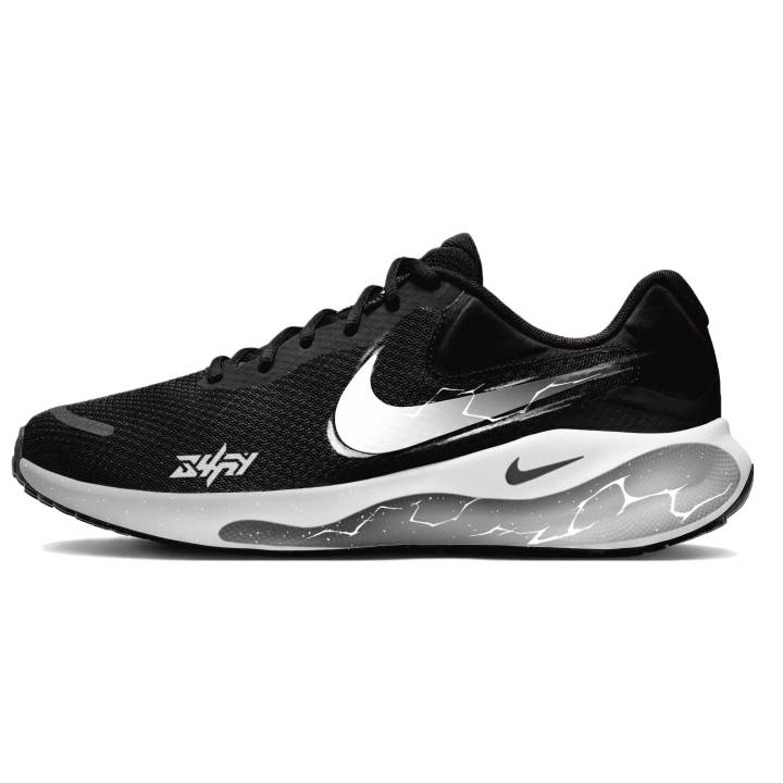Nike Nike REVOLUTION 7 Running Shoes Unisex Low Top Black Gray White