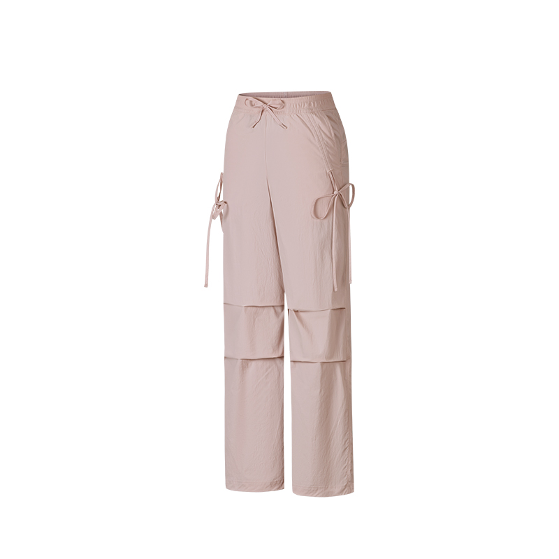 ANTA Variety Training Collection Sports Pants Women's Light Cloud Pink Moderate Straight Fit Pants