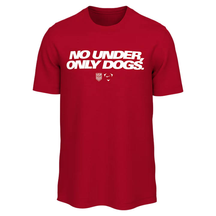 Nike Nike T Shirts Men's University Red Crew Neck Moderate