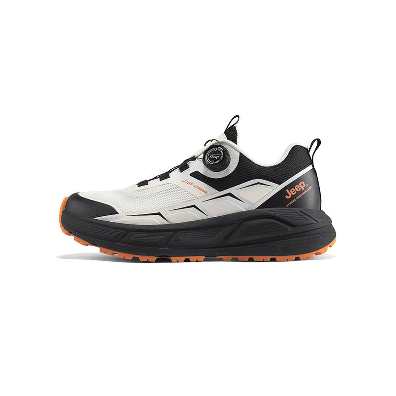 Jeep Low top Outdoor Shoes Men's White Black