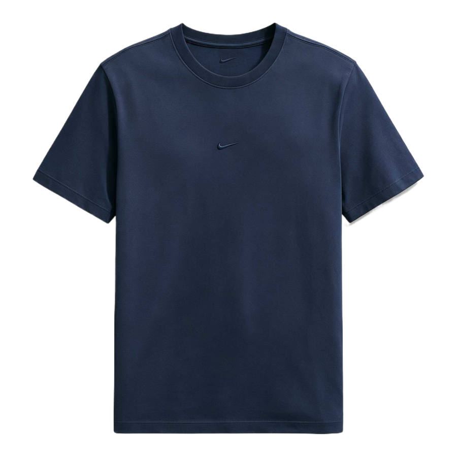Nike Nike Sportswear T Shirts Men's Obsidian Crew Neck Moderate