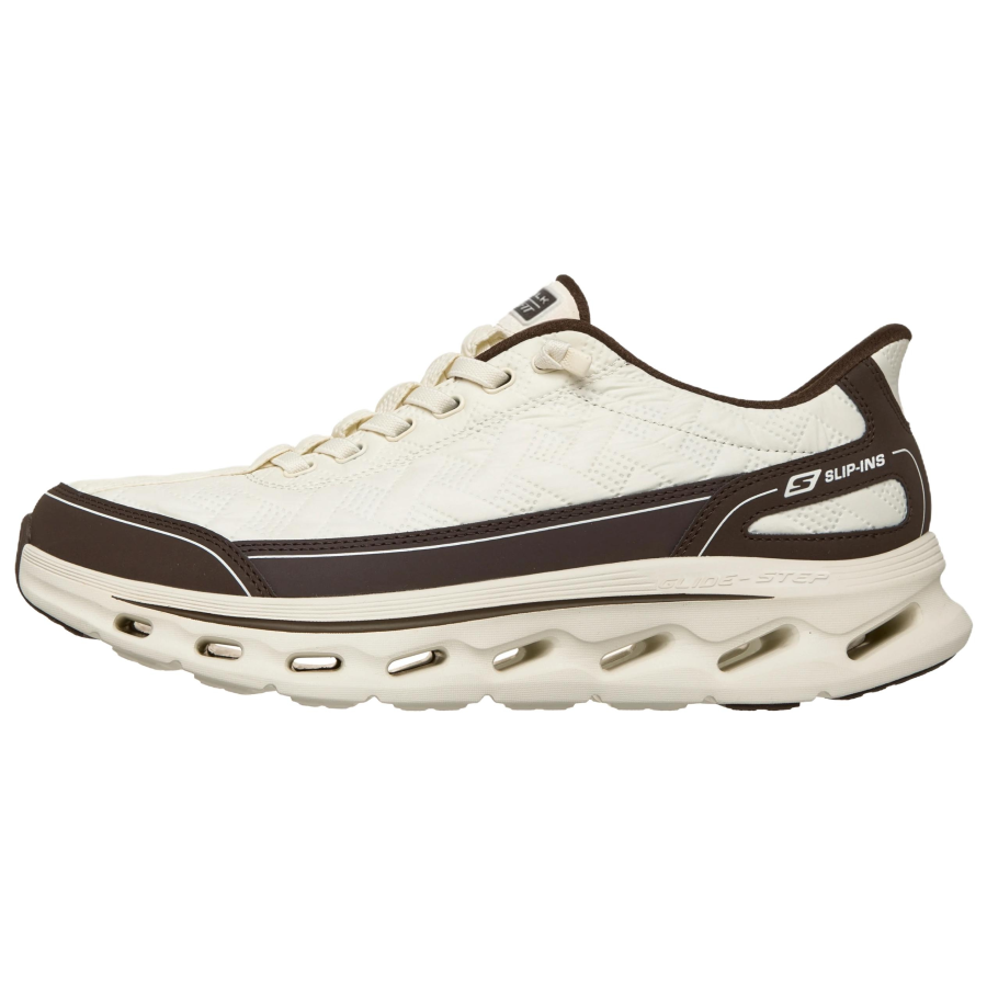 Skechers GO WALK GLIDE STEP 2.0 Walking Shoes Men's Light Beige