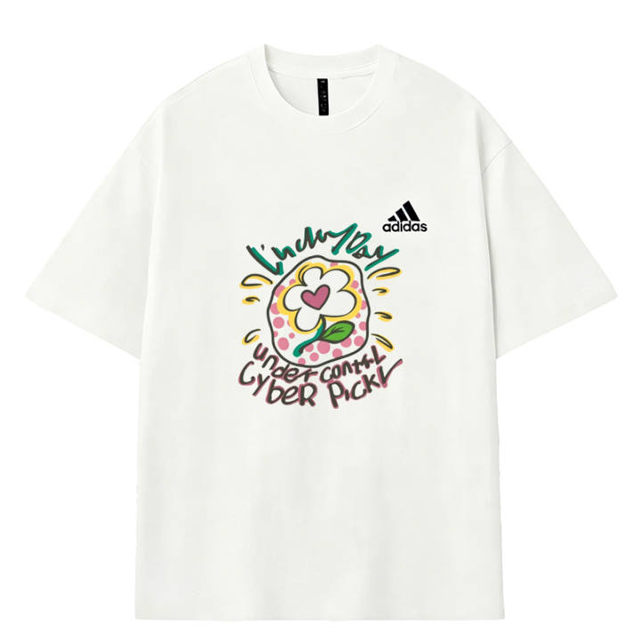 Adidas Adidas MUST HAVES T Shirts Men's White Crew Neck Moderate
