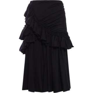 DRIES VAN NOTEN Casual Long Skirts Women's Black Moderate Midi Skirt Other