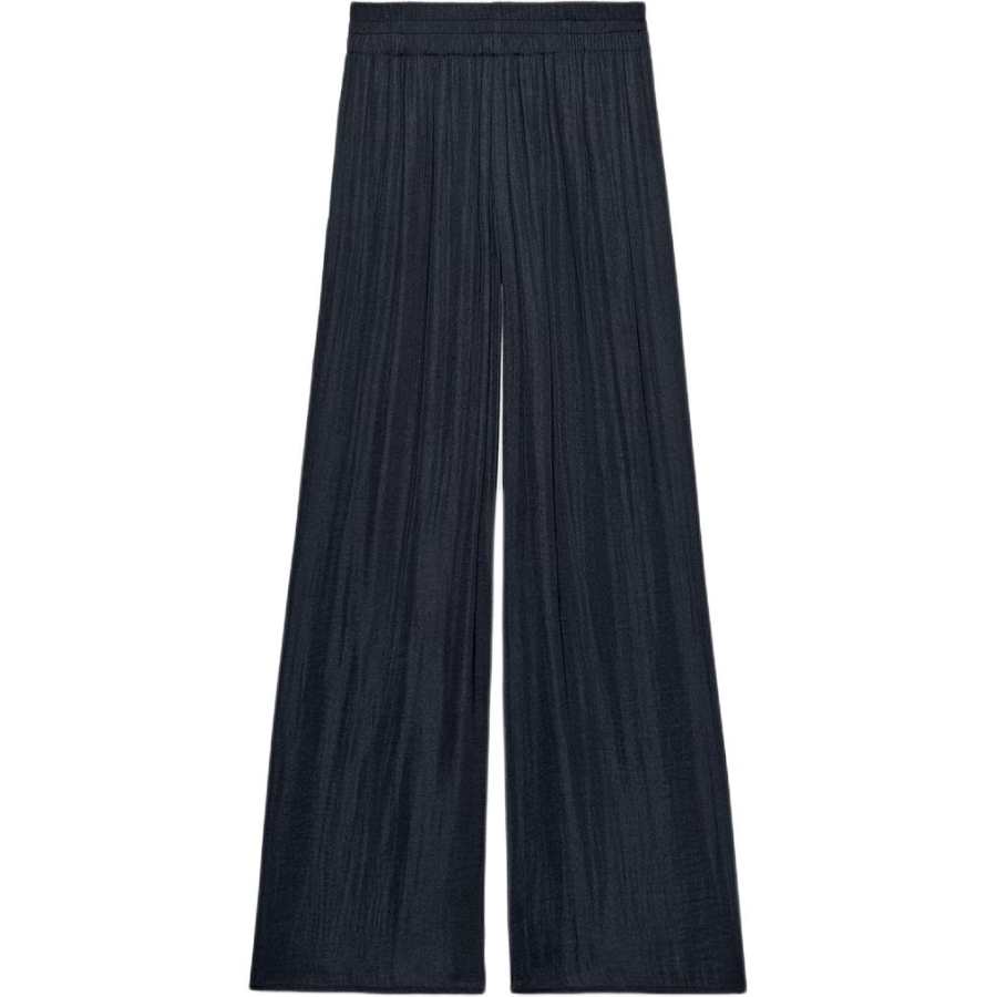 ZARA Casual Pants Women's Night Blue Moderate Wide Leg Pants
