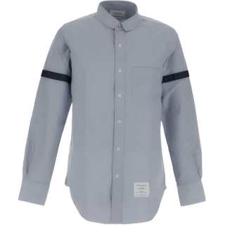 THOM BROWNE Long Sleeved Buttoned Shirt
