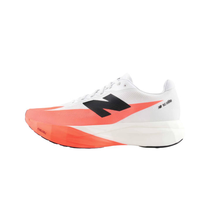 New Balance New Balance NB FuelCell SC Elite V5 Running Shoes Men's Low Top White/Orange Red