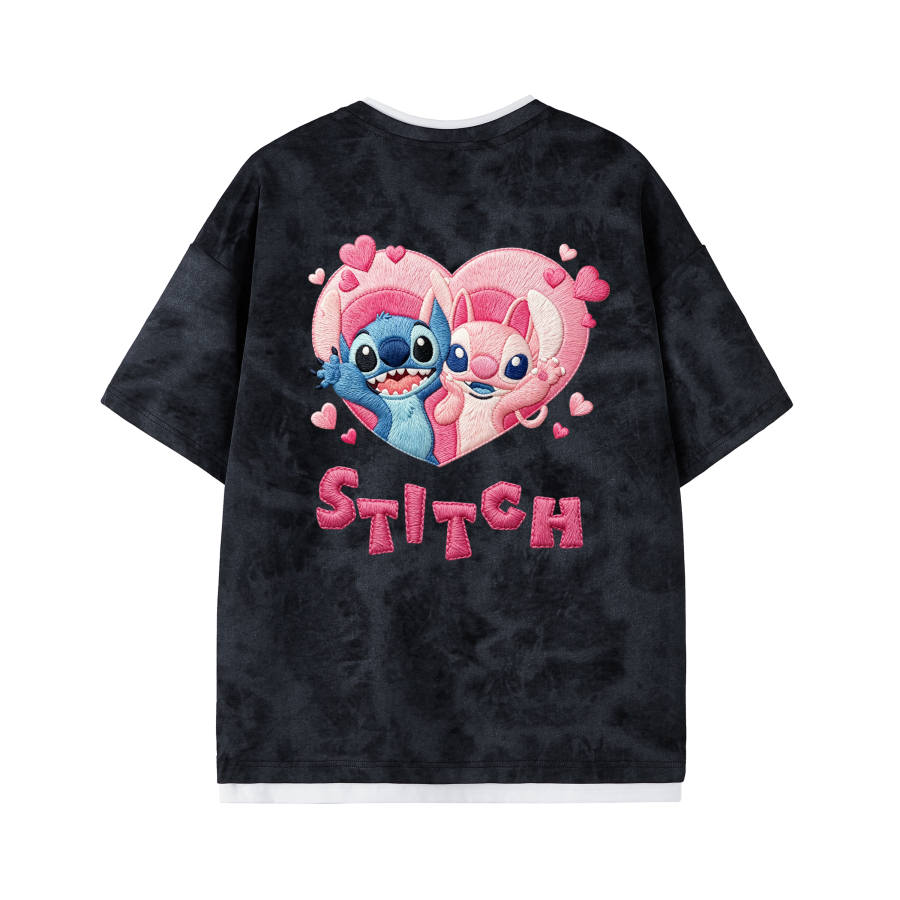 Disney T Shirts Unisex Crew Neck Moderate Straight Fit