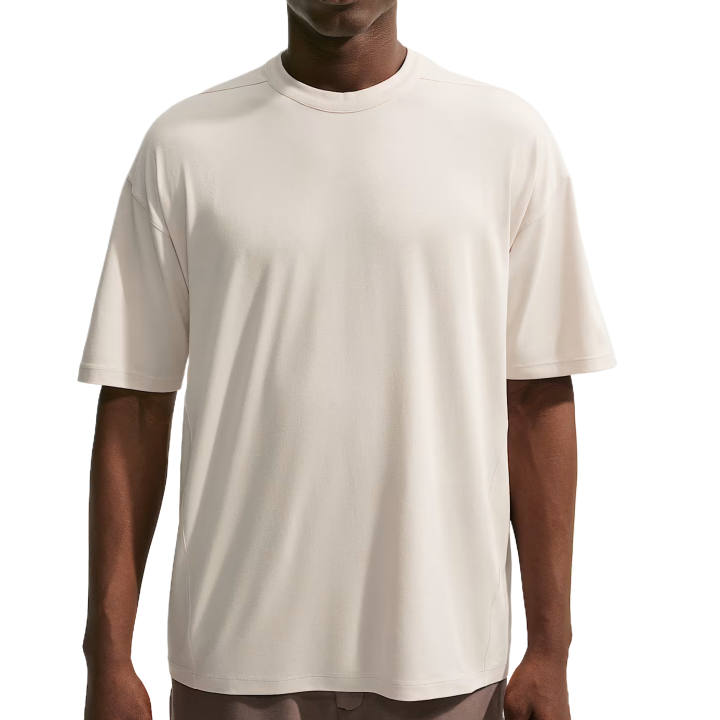 Nike Nike Impossibly Light Quick Dry T Shirts Men's Light Orewood Brown/Sail Brown/Light Iron Ore Stone Color Crew Neck Moderate