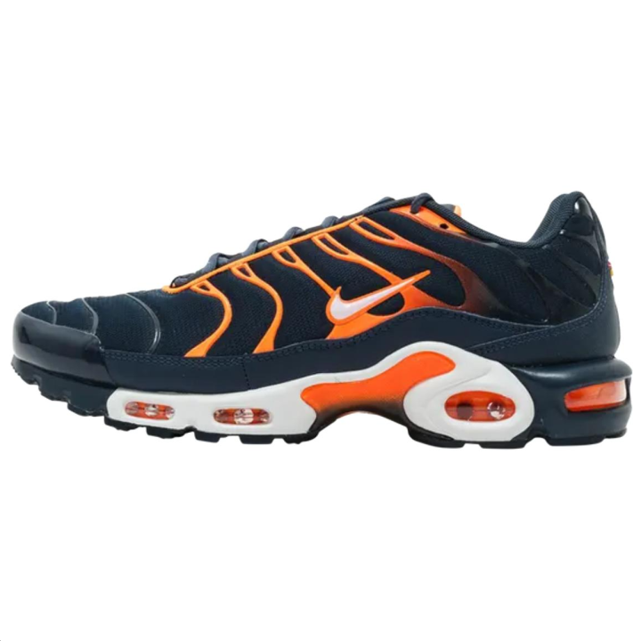 Nike Nike Air Max Plus Running Shoes Men's Low Top Dark Blue Orange