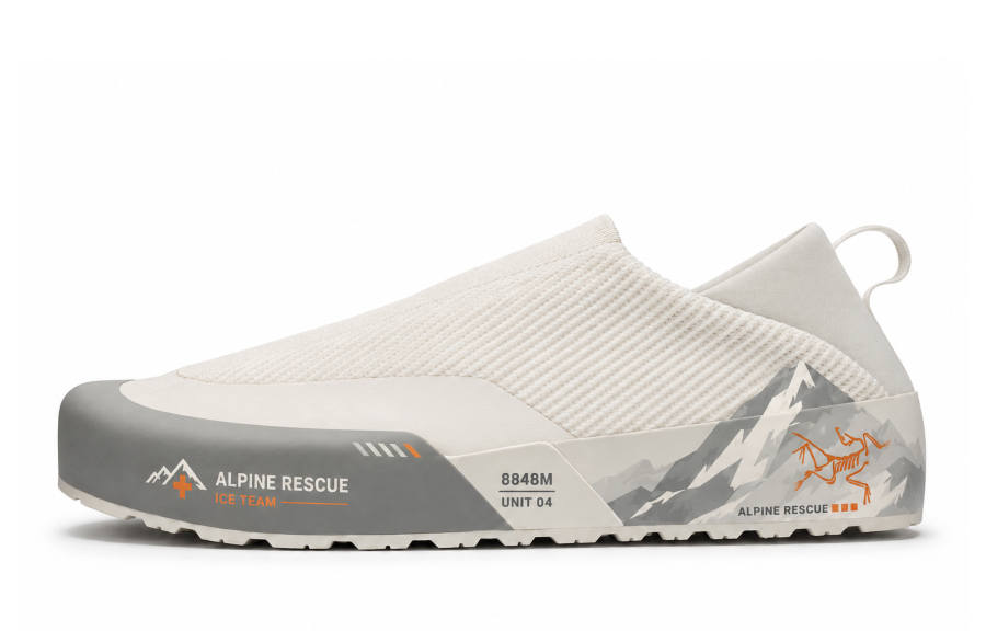 Arcteryx KRAGG Casual Shoes Unisex Low Top Gray Orange