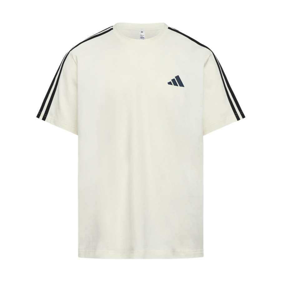 Adidas Adidas T Shirts Men's Jade White Crew Neck Straight Fit