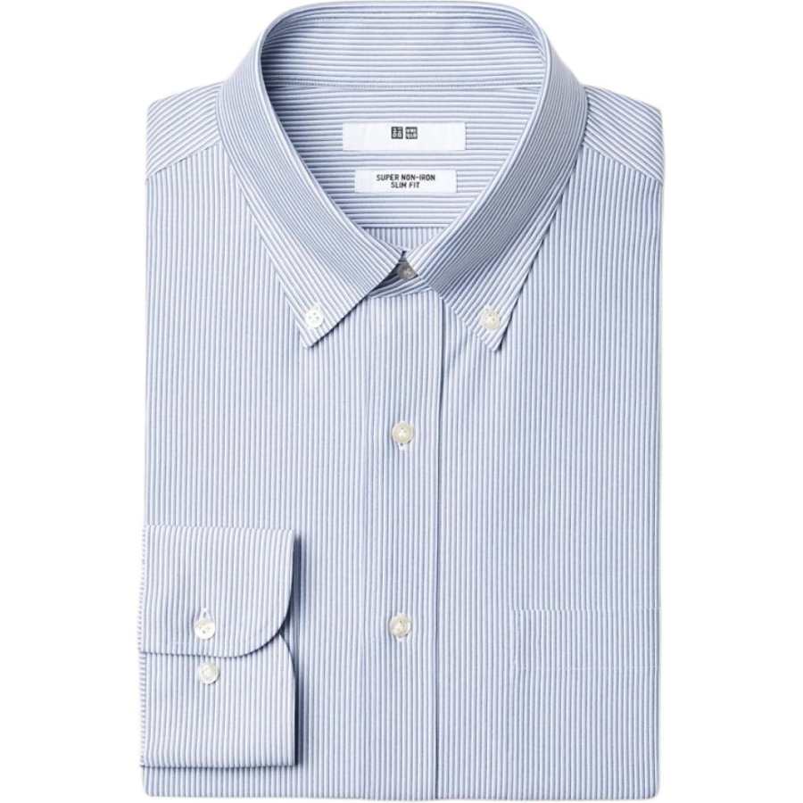 UNIQLO SS26 Shirts Men's Sea Blue Moderate