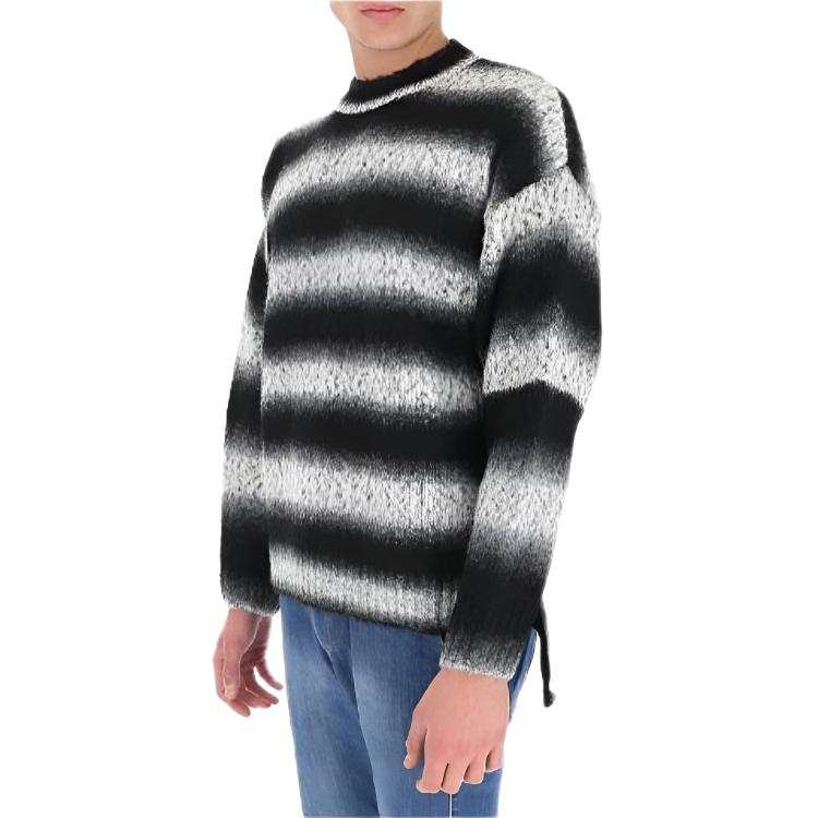 WE11DONE WE11DONE Sweaters Unisex Black Crew Neck Moderate