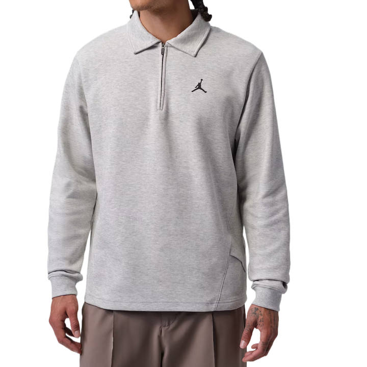 Jordan Jordan Golf Clothing Men's Gray/Black Lapel Moderate