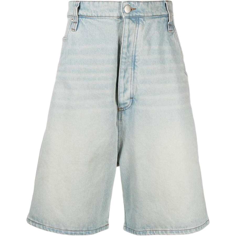 AMIPARIS AMIPARIS Denim Shorts Men's Light Blue Moderate