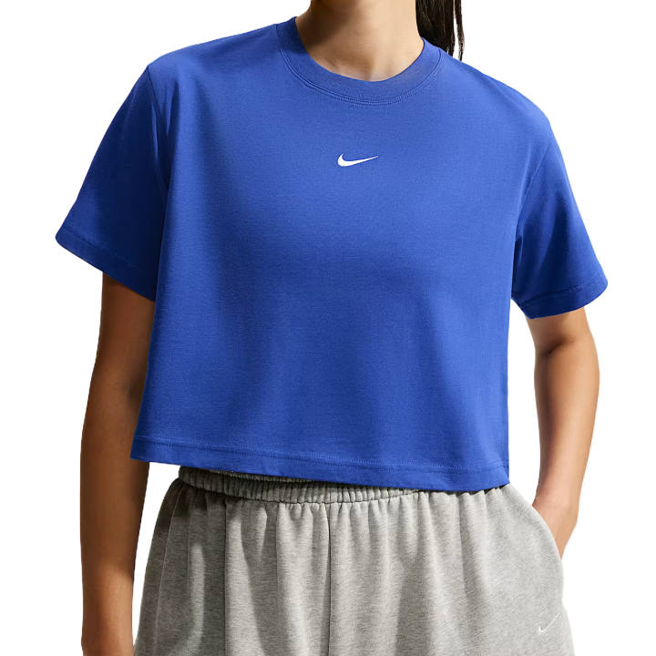 Nike Nike Sportswear Classics T Shirts Women's Old Royal/Sailboat Crew Neck Moderate
