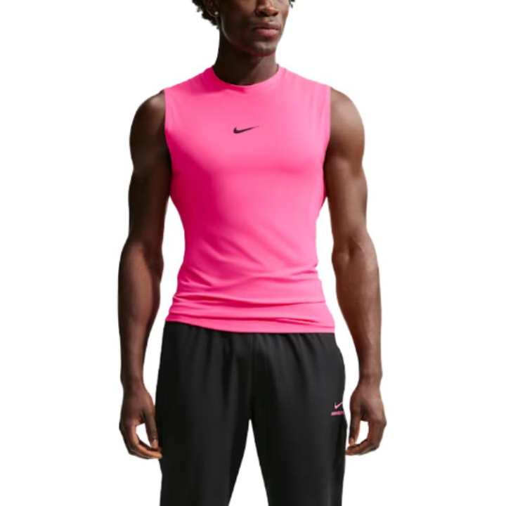 Nike Nike Pro Tank Tops Men's Bright Pink Crew Neck Moderate Other