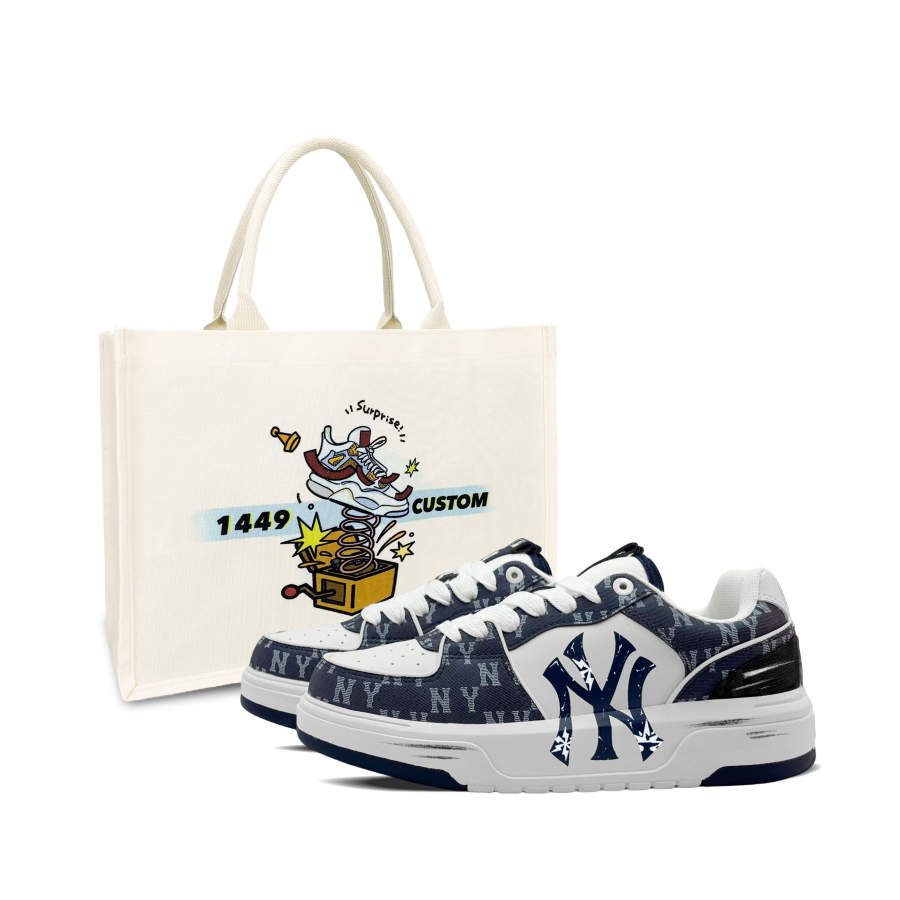 MLB MLB Chunky Liner Skateboard Shoes Unisex Low Top Blue