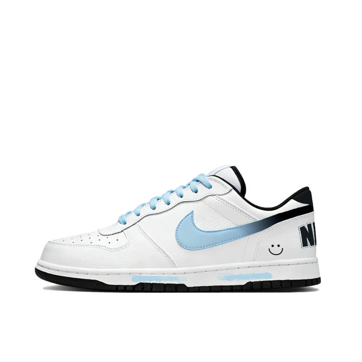 Nike Nike Big Skateboard Shoes Men's Low Top Blue, Black