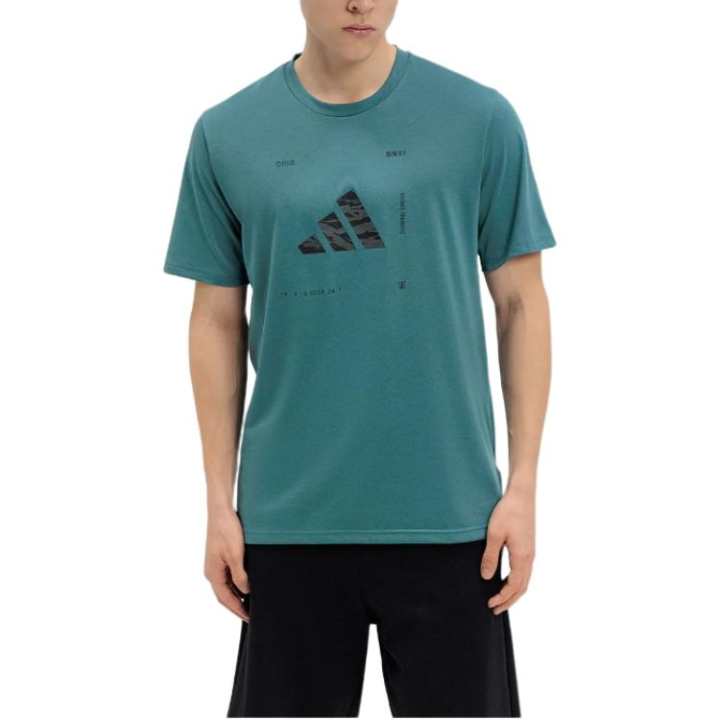 Adidas Adidas T Shirts Men's Green Crew Neck