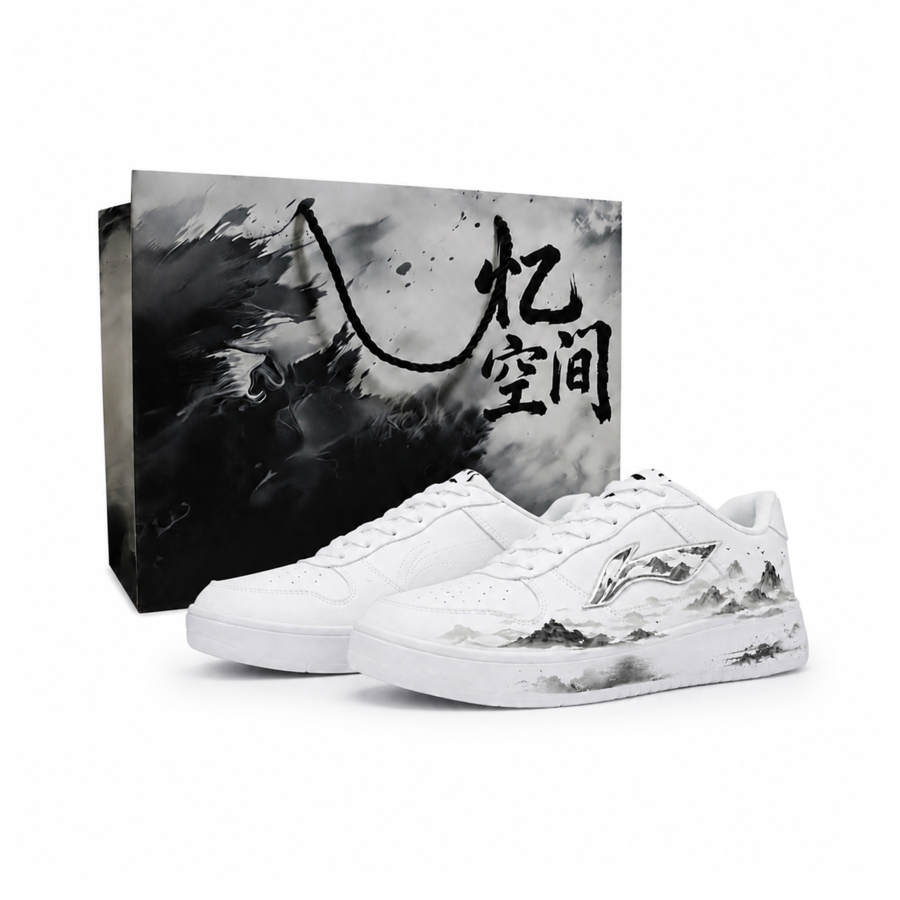 Li-Ning Li Ning Floating Boat Skateboard Shoes Men's Low Top Black