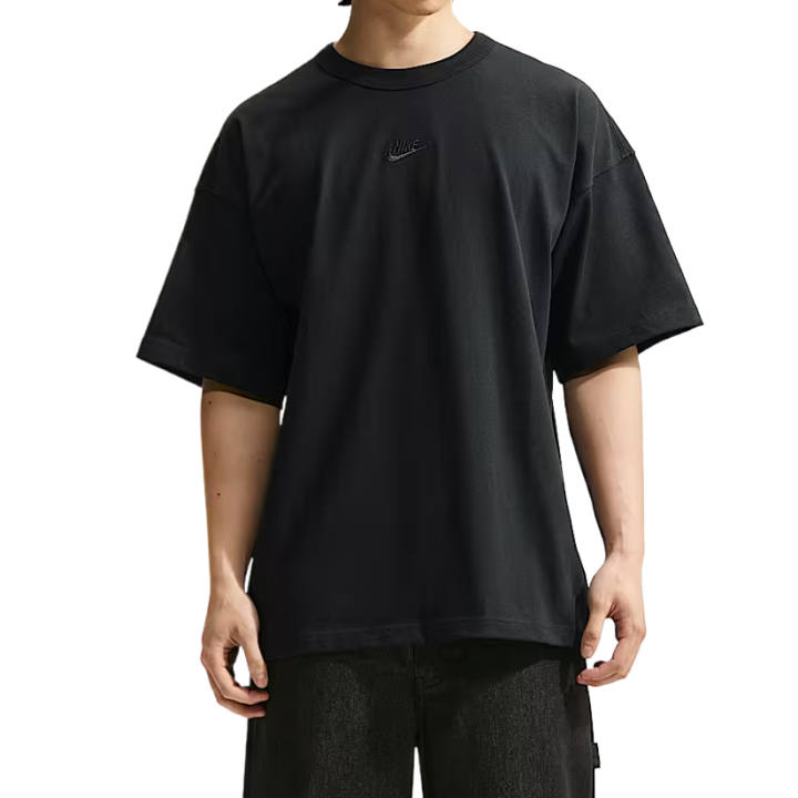 Nike Nike Sportswear T Shirts Men's Black Crew Neck Moderate
