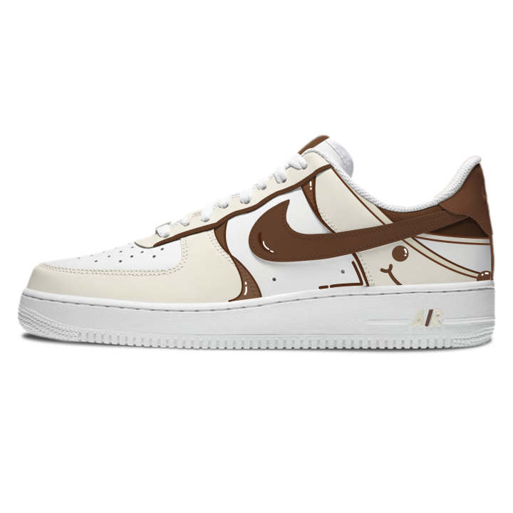 Nike Nike Air Force 1 Skateboard Shoes Unisex Low Top Brown
