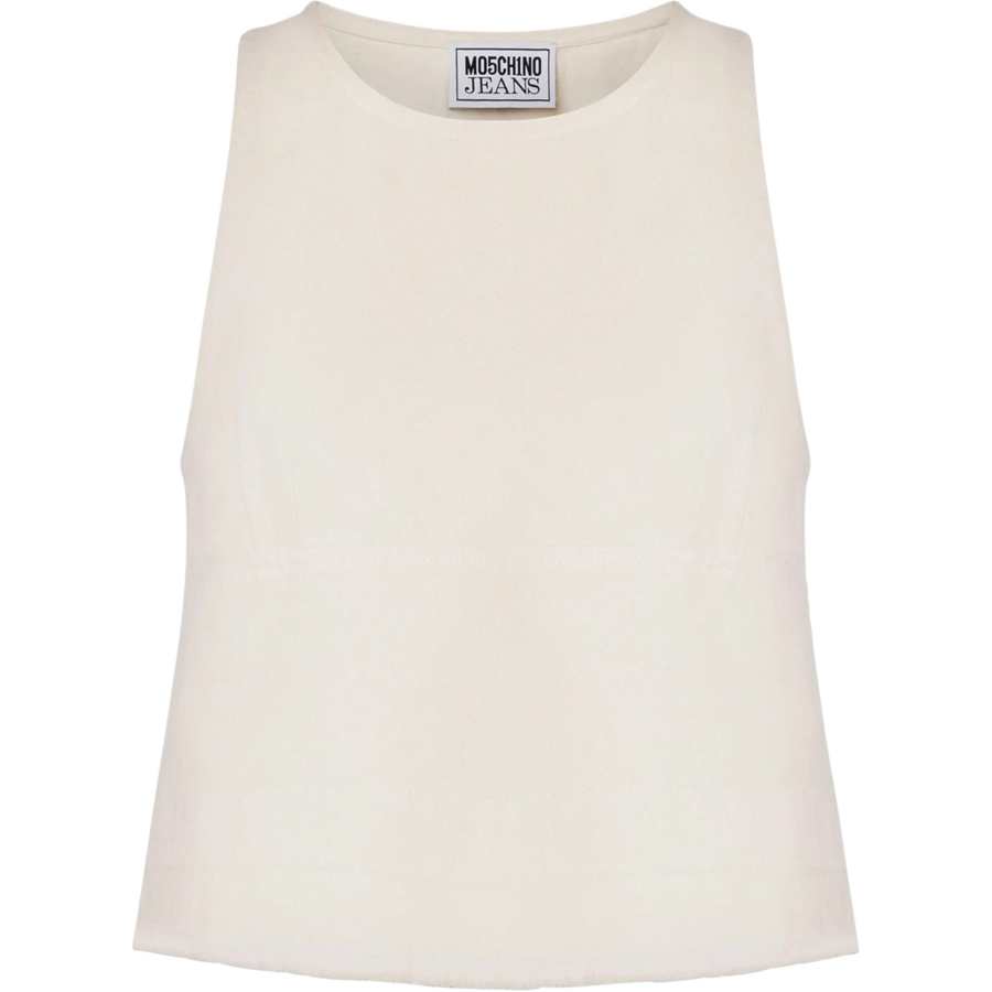MOSCHINO Tank Tops Women's Ivory Other