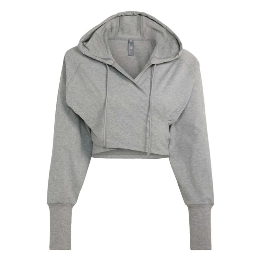 Adidas Adidas X Stella McCartney Stella McCartney Jackets Women's Basic Heather Gray Hooded Non Detachable Moderate Other