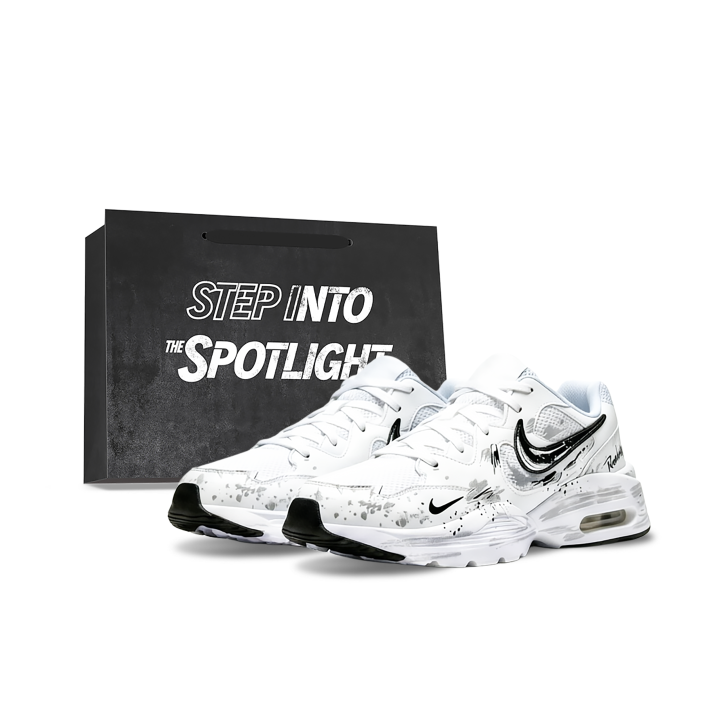 Nike Nike Air Max Fusion Running Shoes Unisex Low Top Black White