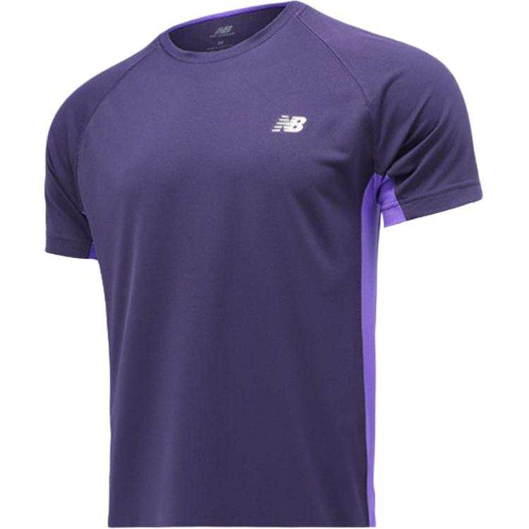 New Balance New Balance Tennis Tops Men's MT53411 ABZ Navy Blue Crew Neck Moderate