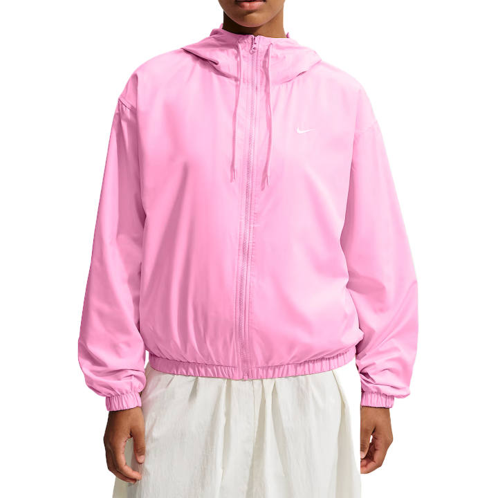 Nike Nike Jackets Women's Pink Ascend/Set Sail Hooded Non Detachable Moderate Straight Fit