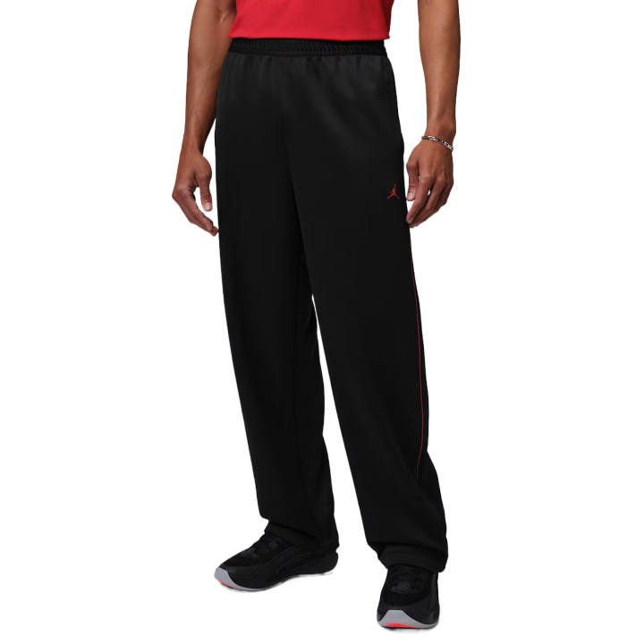 Jordan Jordan Knitted Sweatpants Men's Black/Gym Red/Gym Red Moderate Straight Fit Pants