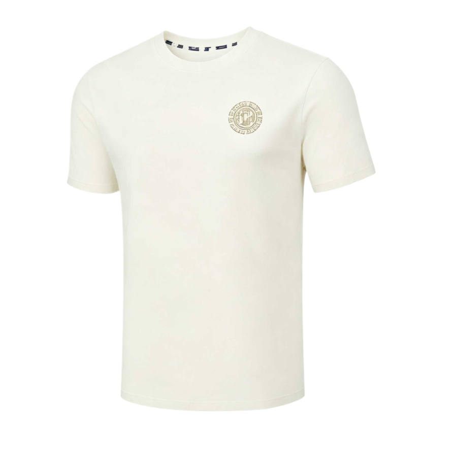 Skechers T Shirts Unisex Marshmallow White Crew Neck Moderate