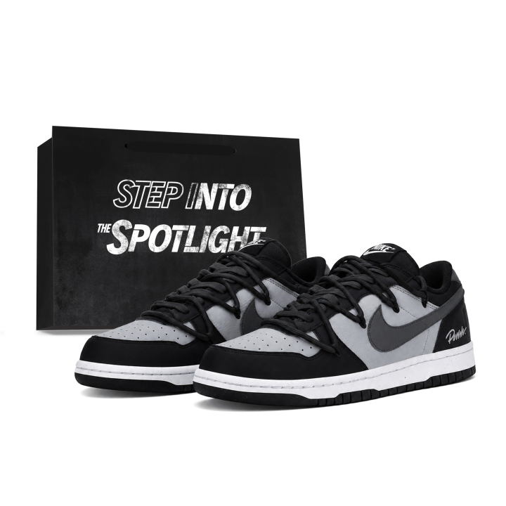 Nike Nike Big Skateboard Shoes Men's Low Top Gray