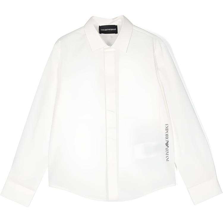 EMPORIO ARMANI SS24 Shirt Spring Fall Kids' White