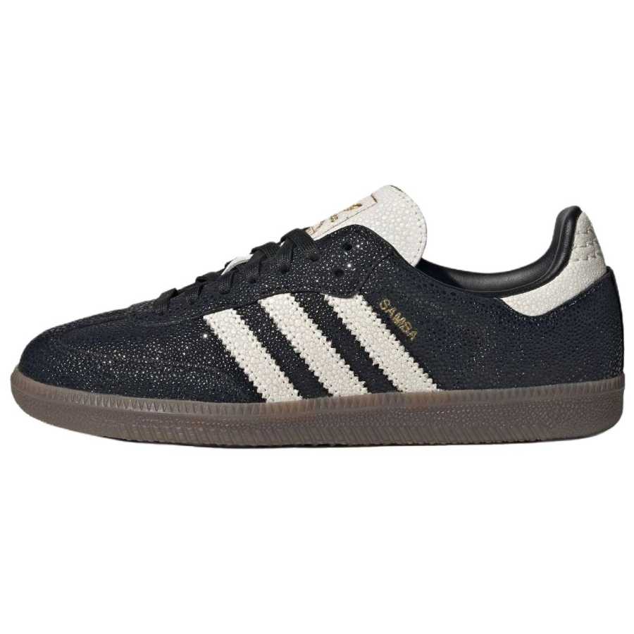 Adidas Originals SAMBA OG German Army Trainers Women's Black/White/Resin Yellow