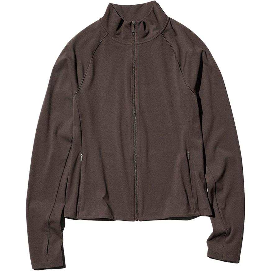 UNIQLO SS26 Jackets Women's 39 Brown Black Turtleneck Thin Other